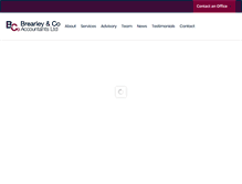 Tablet Screenshot of brearleyandco.co.uk
